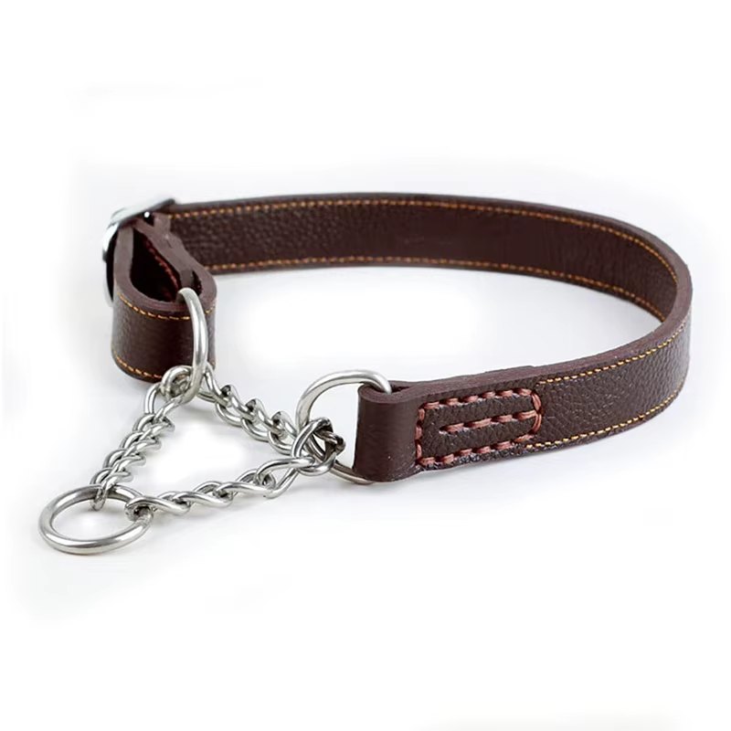 Elevyt Cobble Leather Martingale Collar