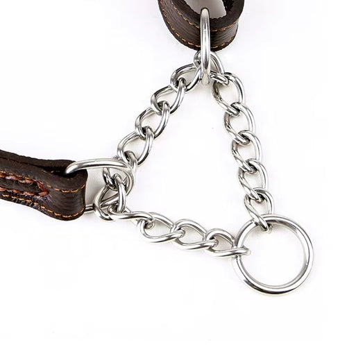 Elevyt Cobble Leather Martingale Collar
