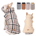 Elevyt Mist Reversible Checked Dog Coat