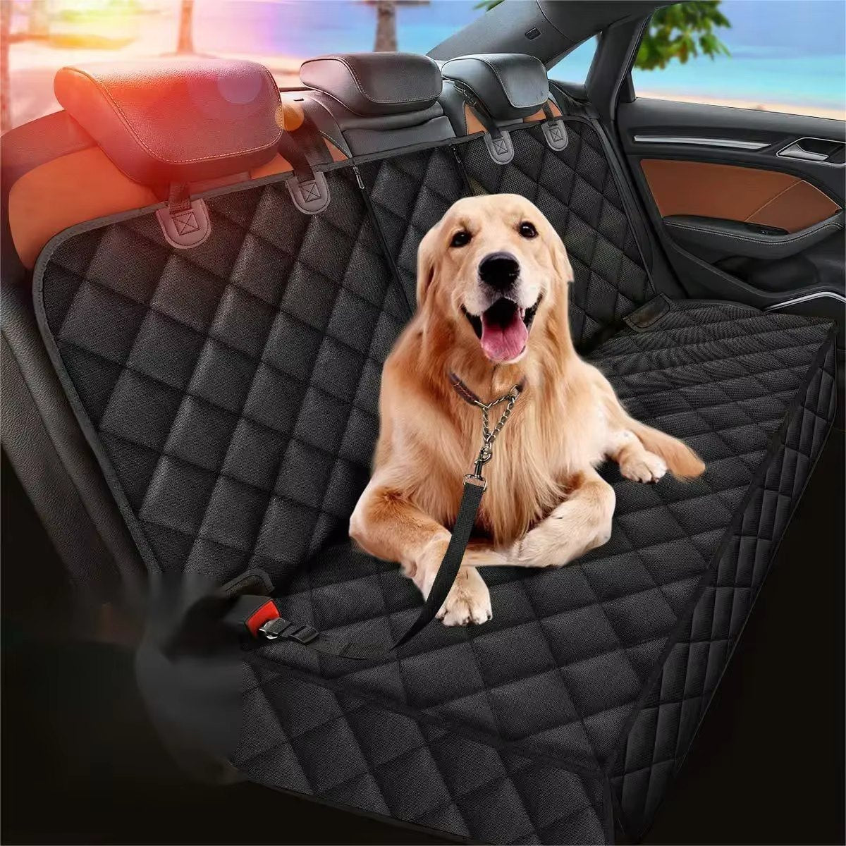 Elevyt Mooring Rear Seat Protector with Shoulder Strap